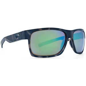 Costa Ocearch Half Moon Sunglasses in Matte Tiger Shark with Green Mirror 580G